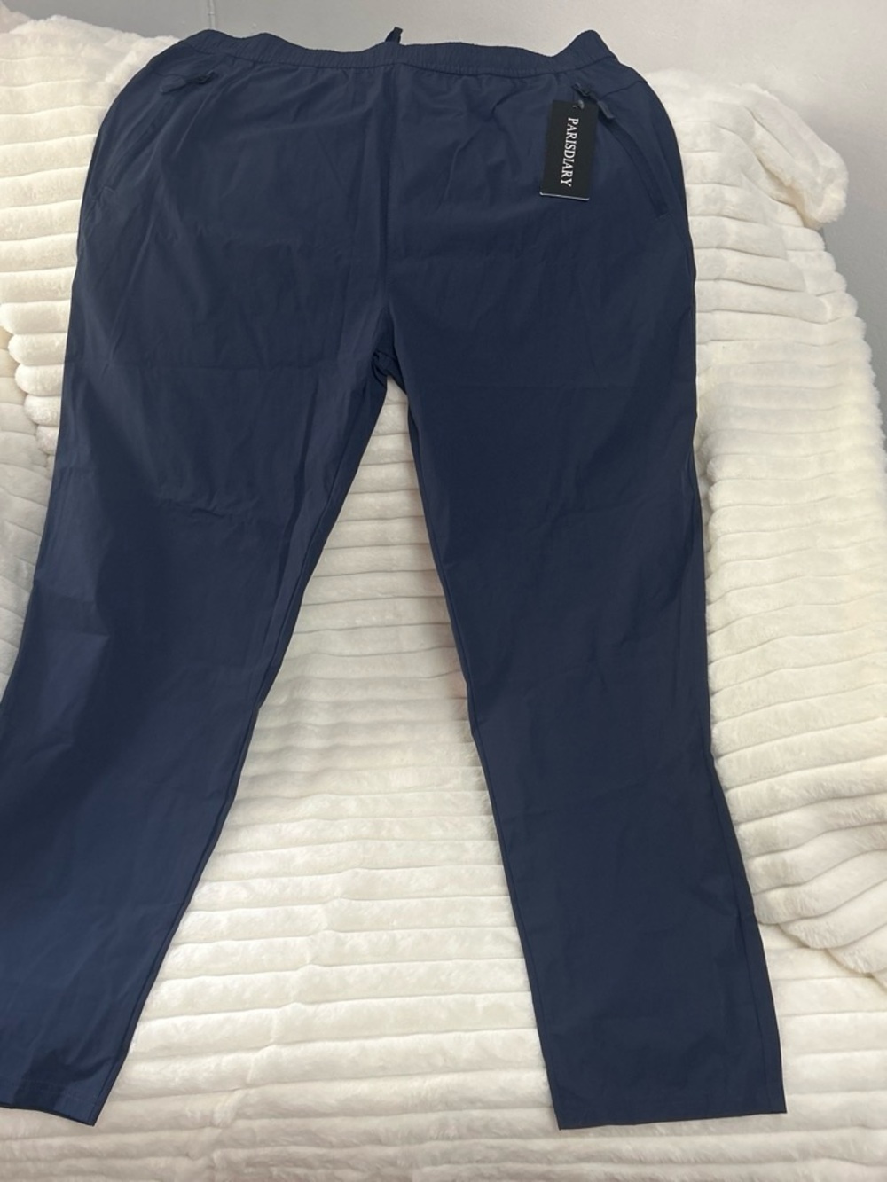 Men's Navy Stretch Chinos
